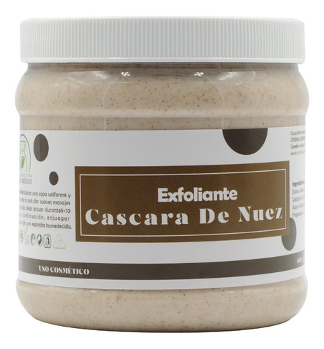 Exfoliante De Cascara De Nuez Facial & Corporal (400 Grs)