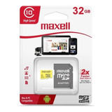 Tarjeta De Memoria Micro Sd 32gb Maxell Clase 10