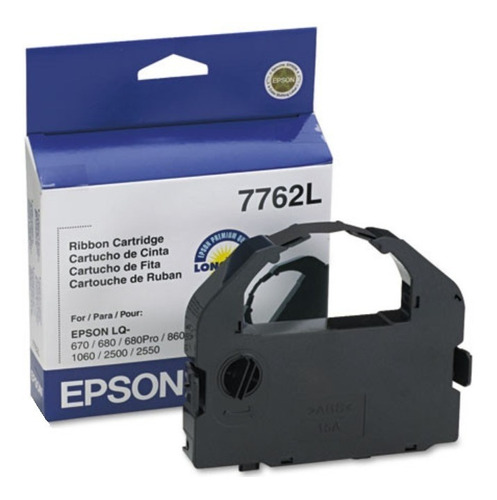 Cinta Epson 7762l, Lq-670 680 860 1060 2500 2550