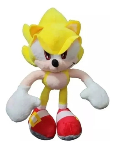 Super Sonic Sonic Amarillo Peluche