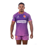 Camisa De Rugby Cobras Xv 2023 Torcida Roxa Oficial