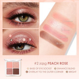 Peach Rose 02 Eyeshadow Focallure Paleta De Sombras