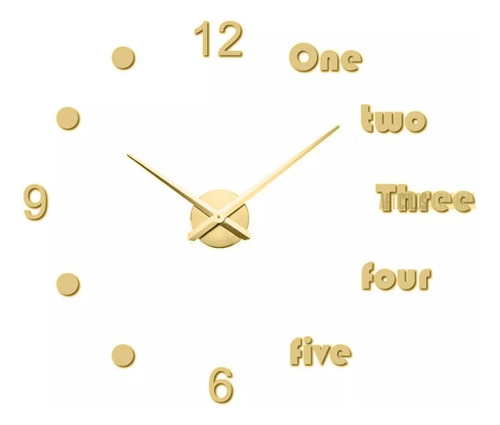 Reloj De Pared 3d Grande Para Decoración De Interiores 1
