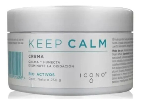 Icono Keep Calm 250g Crema Piel Sensible Rosacea 