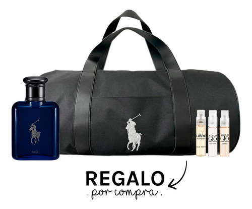 Polo Blue Parfum Refillable 125 Ml + Bolso + Muestras