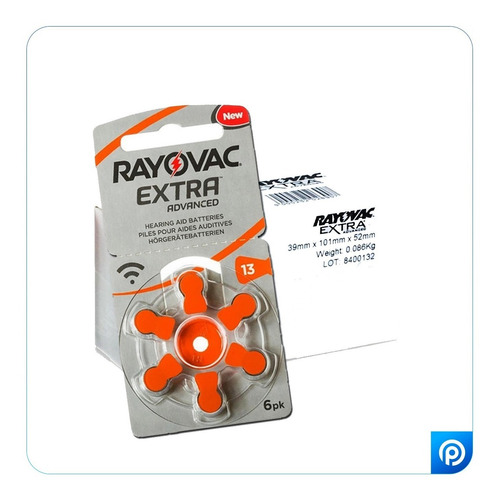 Pack X 30 Pilas Audifono Rayovac 13  Extra Advanced 