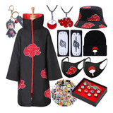 Disfraz De Naruto Akatsuki Itachi Capa Cosplay Kit De 21