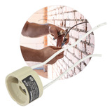 Portalampara Socket Gu10 Intemperie Cable Sanelec - T4223 Color Beige
