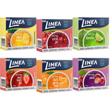 Linea Kit 6 Gelatinas Em Pó Sem Açúcar 10gr Todos Sabores 