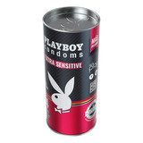 Tubo Con 24 Condones Lubricados Playboy Extra Sensitive