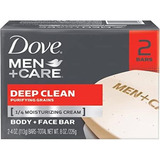 Dove Men+care Body & Face Bar, Barras De Limpieza Profun [u]