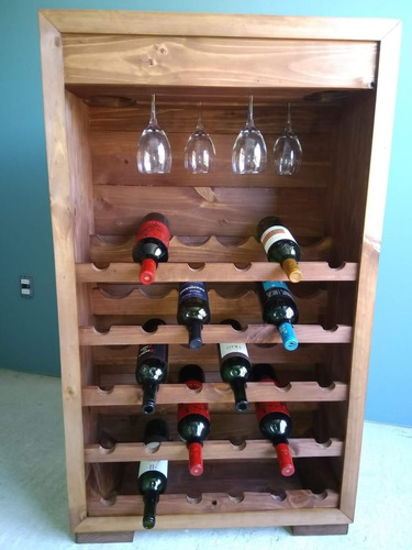 Hermosa Cava Para Vino De Madera Reciclada!!!!