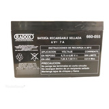 Bateria Recargable 6v 7a Sellada Acido-plomo Radox 660-055