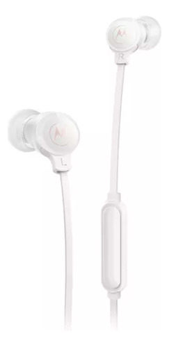 Auricular Motorola 3s Con Microfono Y Manos Libres Blanco