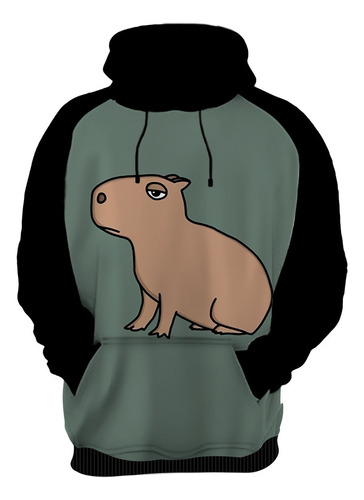 Blusa Moletom Personalizada Capivara Selva Animal Porco 1