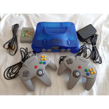 Nintendo 64 (carcasa Azul), Super Mario 64, 2 Controles