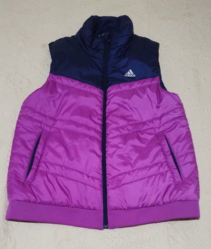 Chaleco adidas Original Mujer Talle Xl Fucsia Y Azul Marino 