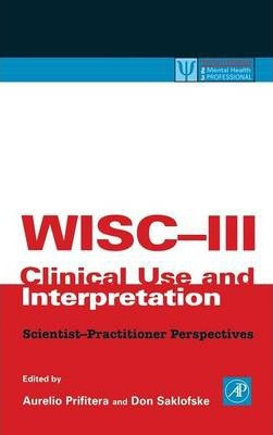 Libro Wisc-iii Clinical Use And Interpretation