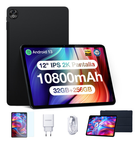 Doogee T20 Ultra Tablet 12 Ips, Pantalla 2k, 256 Gb, 10800 M
