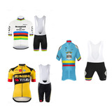 Uniformes Ciclismo Jersey Bicicletero Badana Gel Bicicleta 