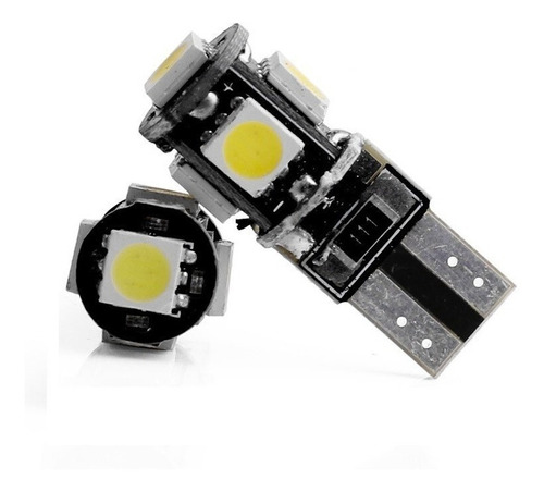 6 Bombillos T10 W5w Smd Luz Led 12 Vdc Canbus Carro O Moto