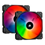 Kit 2 Fan Cooler Para Processador Corsair Icue Sp140 Rgb P