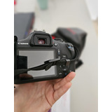 Kit Câmera Canon Eos T7 + Lente + Bolsa + Cartão De Memoria 