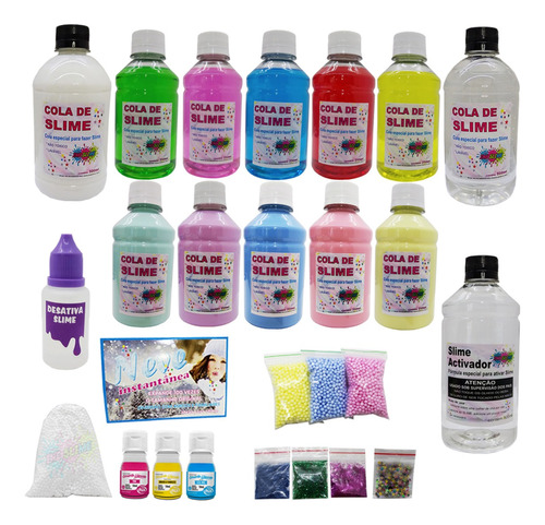 Fabrica De Slime Cola Sua Propria Slime Pronta Entrega 