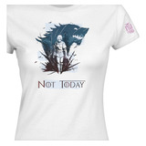 Camiseta Cuello Redondo Got Not Today Lobo Azul Mujer Idk