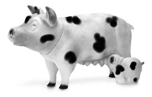 Figura De Ação Farm Animals Porquinha Com Filhote De Bee Toys