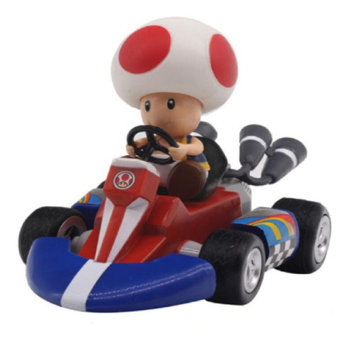 Mario Bros Auto Mario Kart A Fricción 13 Cm