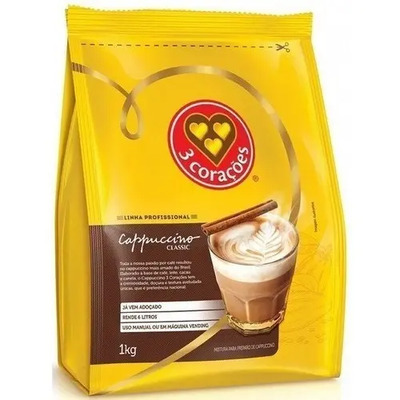Cappuccino Classic Solúvel - Três 3 Corações Vending 1kg | MercadoLivre