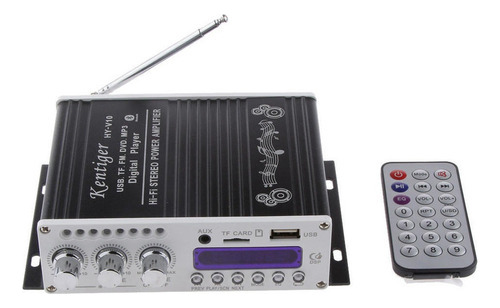Amplificador Estéreo De 2 Canales Bajo Para Coche Casa Mp3
