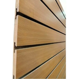 Panel Ranurado  Mdf 18mm 2,60 X 1,80 - Color Haya