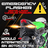 Modulo Luces Intermitentes Para Moto Sin Botones Extra