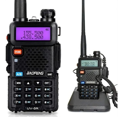 Radio Transmisor Walkie Talkie Baofeng Uv-5r 520mhz Uhf Vhf