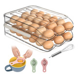 Kit De Caja Contenedor Organizador 36 Huevos Huevera Refri