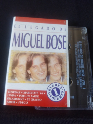 Cassette El Legado De Miguel Bose