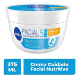 Crema Facial Hidratante Nivea 5 En 1 Nutritiva - 375ml
