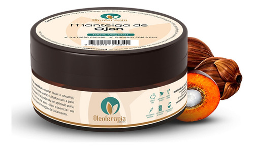 Manteiga De Ojon 100% Natural 60g- Nutrição Cabelo & Pele