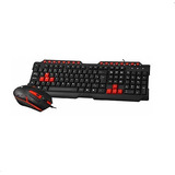 Kit Gamer Teclado E Mouse Preto Usb Gk-20bk C3 Tech