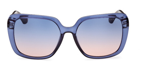 Lentes De Sol Azul Guess Gu786390w