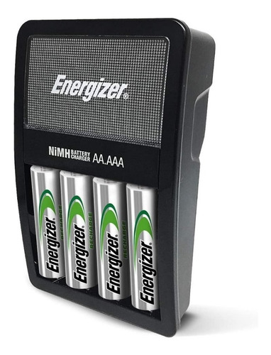 Cargador Energizer Baterias Recargables 4 Pilas Aa 1300mah