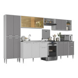 Armário Cozinha Completa Modulada Siena Multimóveis Mp2243