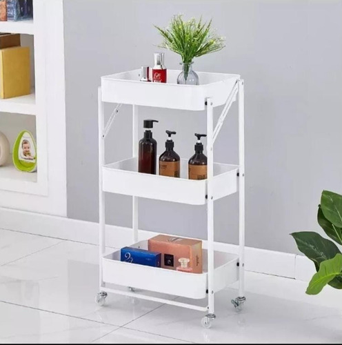 Carrito Organizador Plegable Con Ruedas