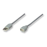 Cable Extension Usb 1.1 Manhattan A-macho - A-hembra 3mts