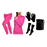 Conjunto Termico Alpina + Guantes + Cuello + Medias Pp