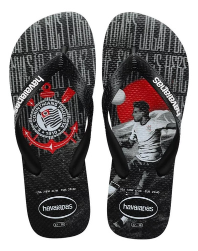 Chinelo Havaianas Top Original Time Futebol Escolha Seu Time