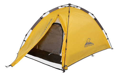 Carpa Montagne Atuel Auto-armable 2p Color Amarillo