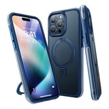 Torras Ostand Shieldmate Para iPhone 15 Pro Funda Con Tipo Y